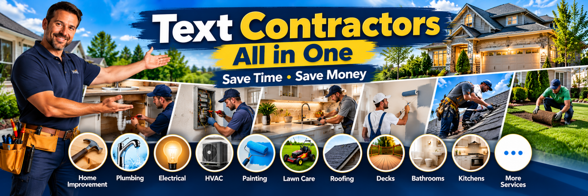 Text Contractors — All in One — local service professionals